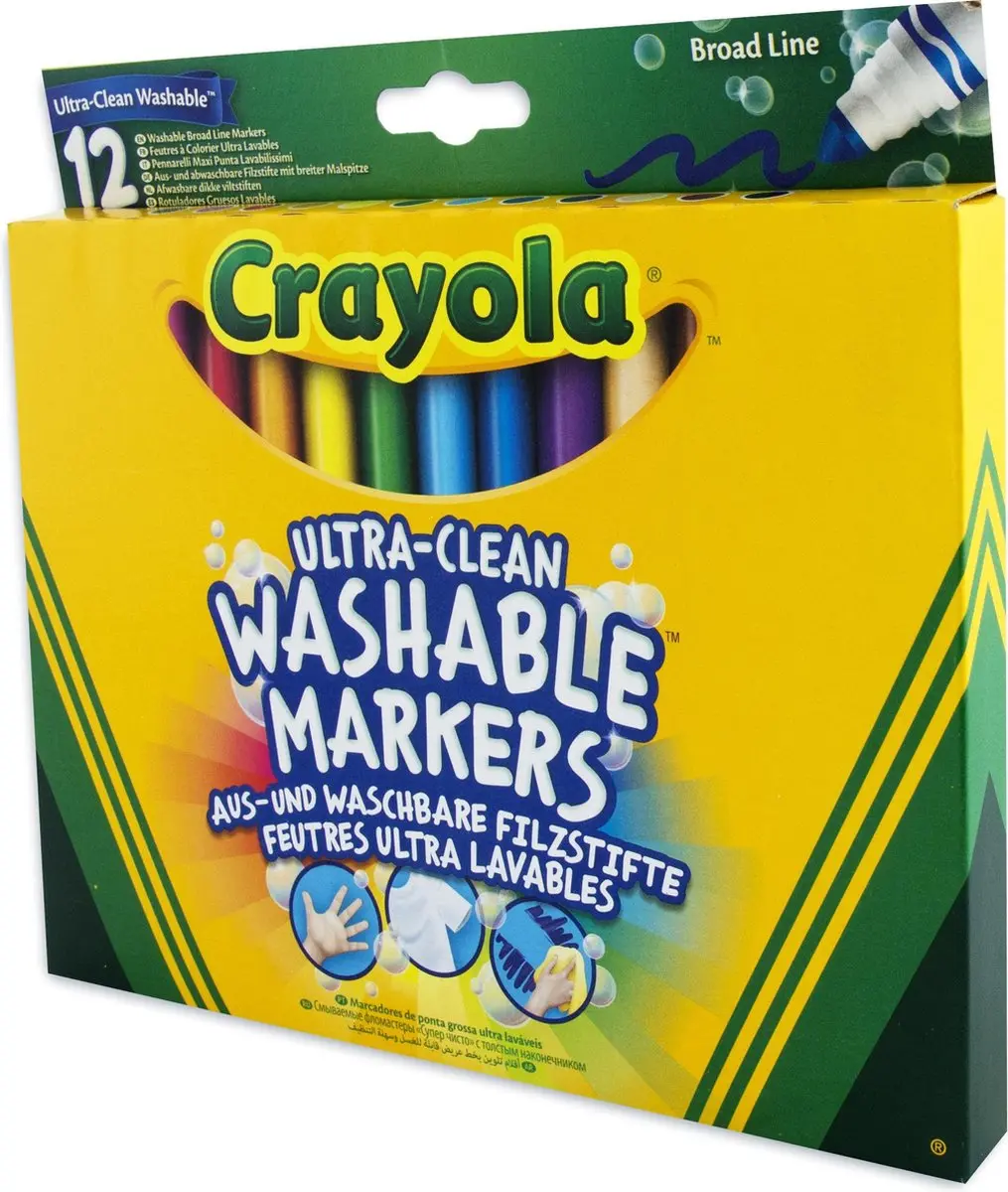 Crayola Vilstiften Kegelpunt 12 Stuks - Multi