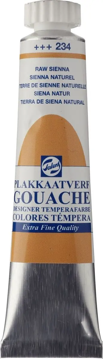 Talens Plakkaatverf Gouache Extra Fine 234 Sienna Naturel 20ml