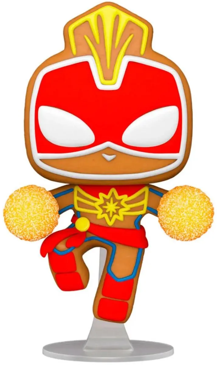 Funko Marvel POP! Holiday Captain Marvel Verzamelfiguur 9cm - Multicolours