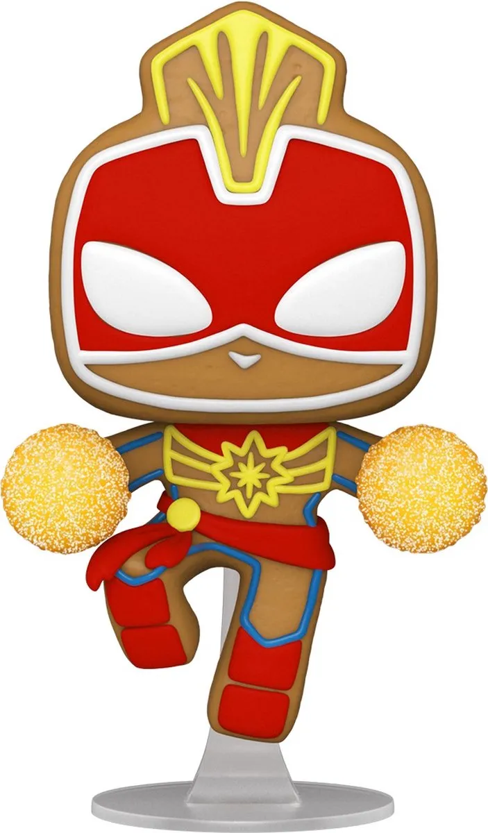 Funko Marvel POP! Holiday Captain Marvel Verzamelfiguur 9cm