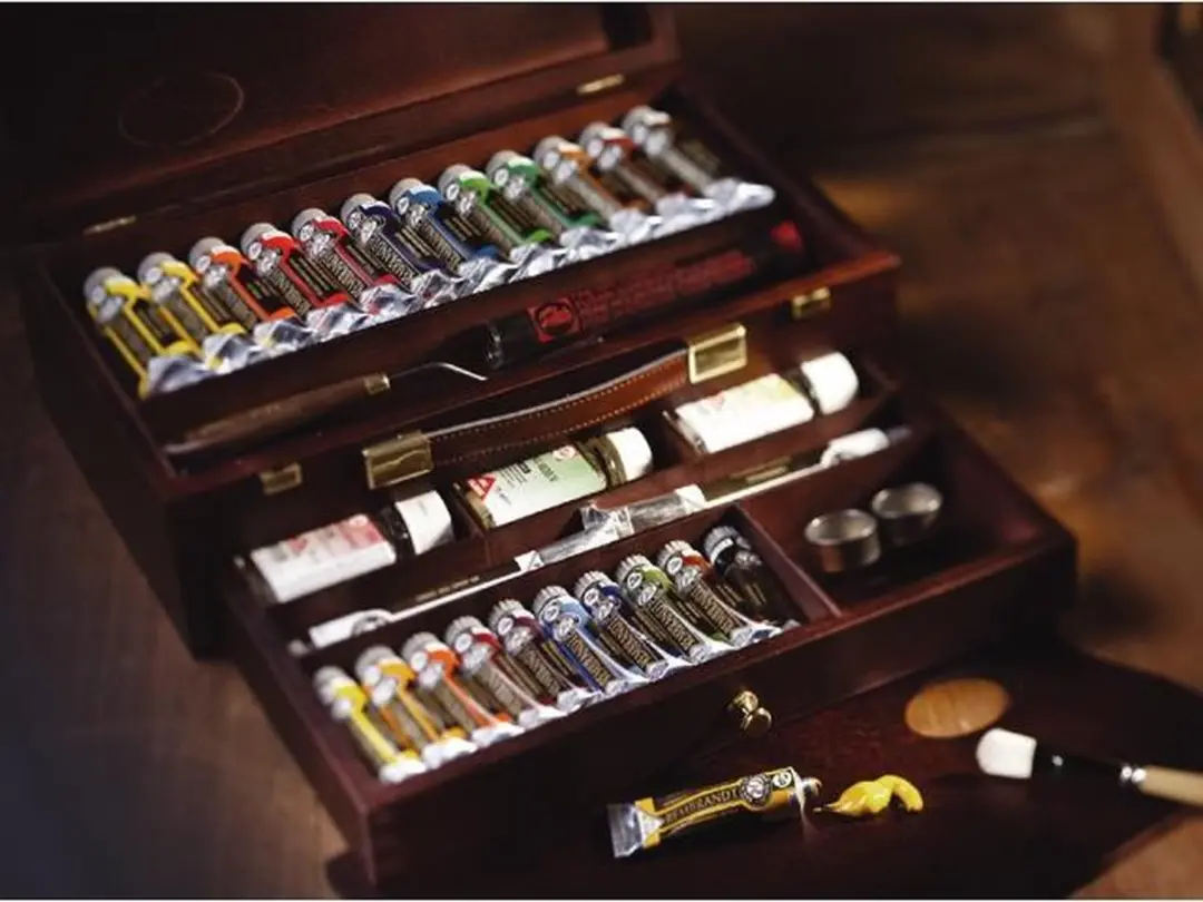 Rembrandt Oil Colour Master Kist - 10x15ml + 12x40ml + 2x60ml