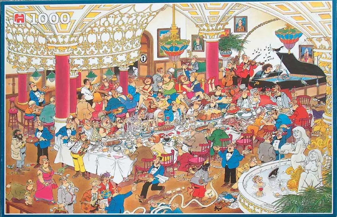 Jumbo Jan van Haasteren The Wedding Puzzel 950 Stukjes