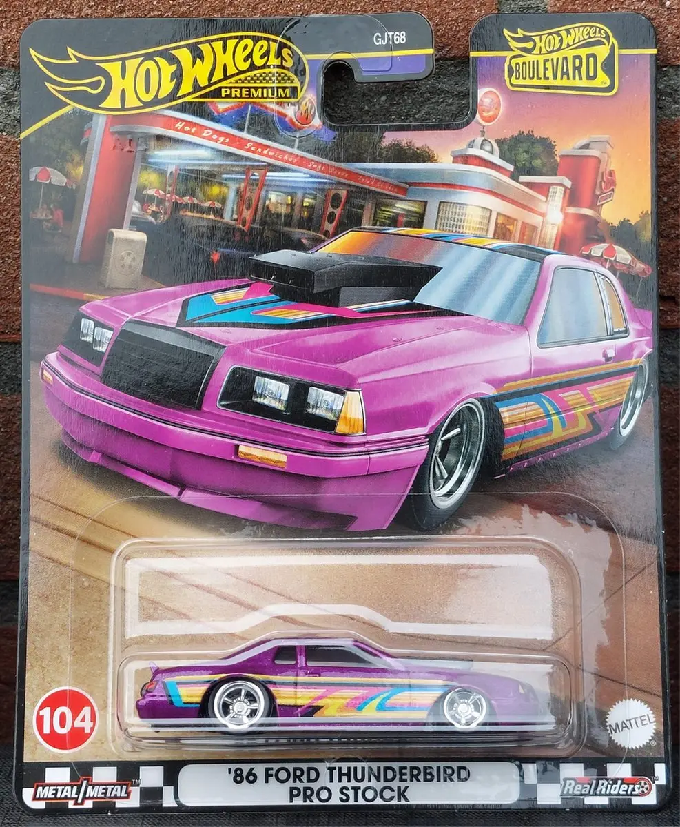 Hot Wheels Premium Boulevard '86 Ford Thunderbird Pro Stock HRT72