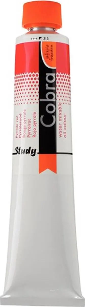 Cobra Study Pyrrolerood 315 Waterverf 200ml