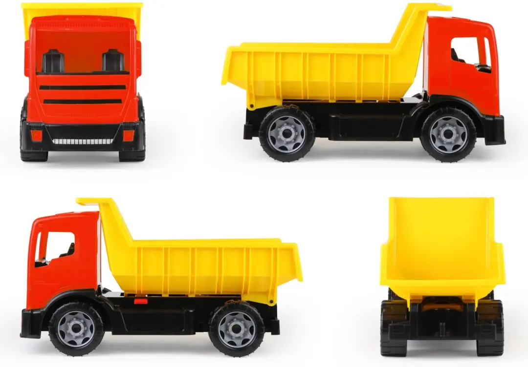Lena Powerful Giants Kipwagen 2160 - Rood/Geel