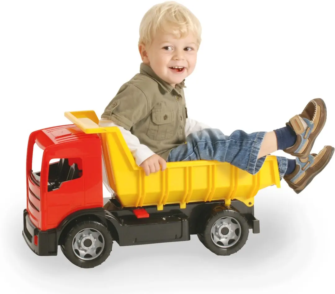 Lena Powerful Giants Kipwagen 2160 - Rood/Geel