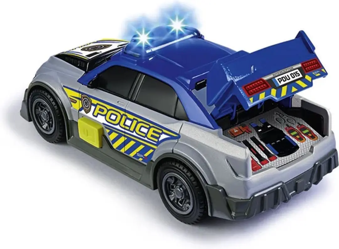 Dickie Toys Politiewagen 15cm Licht & Geluid - 203302030 - afbeelding 6 van 6