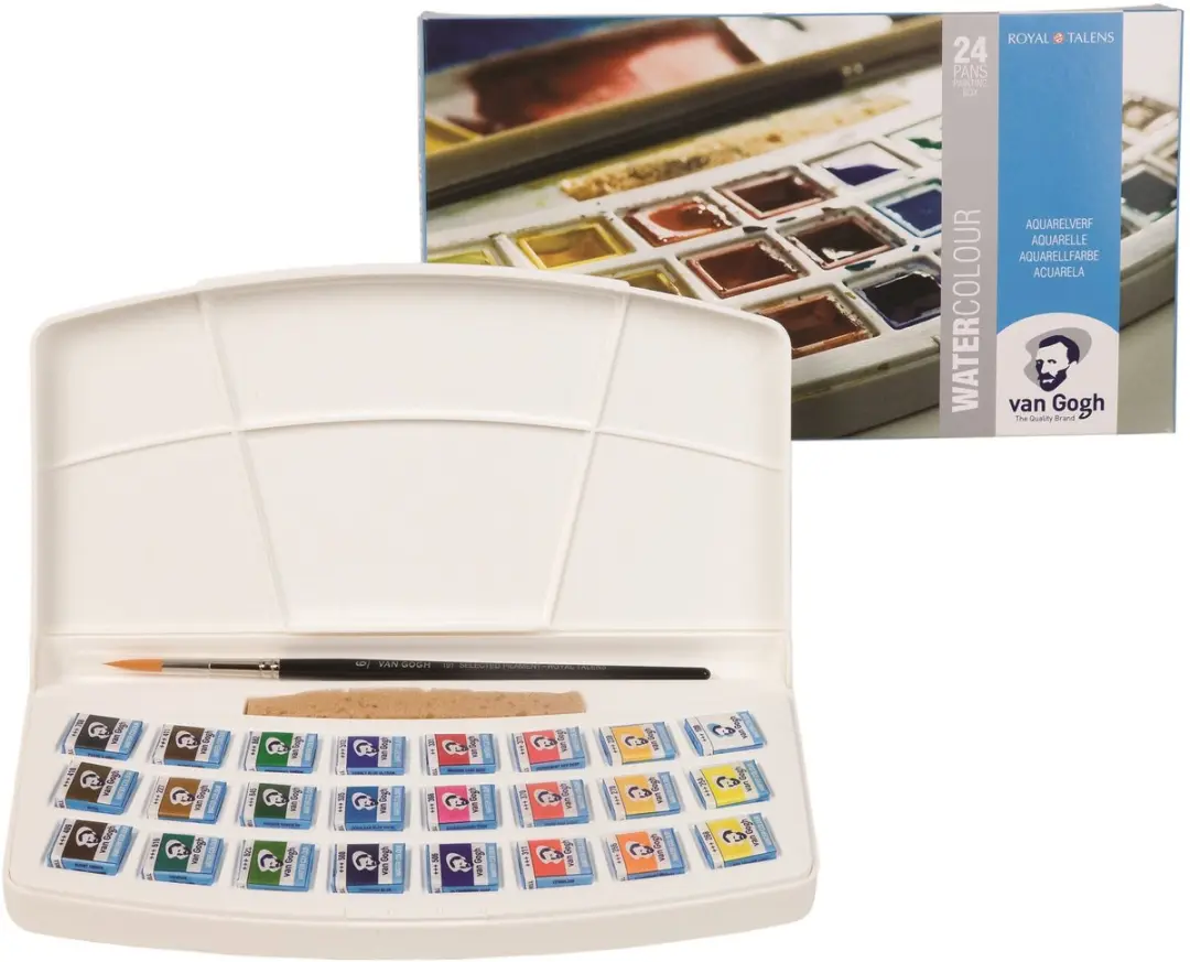 Van Gogh Aquarelverfset 24 Kleuren - 24ml