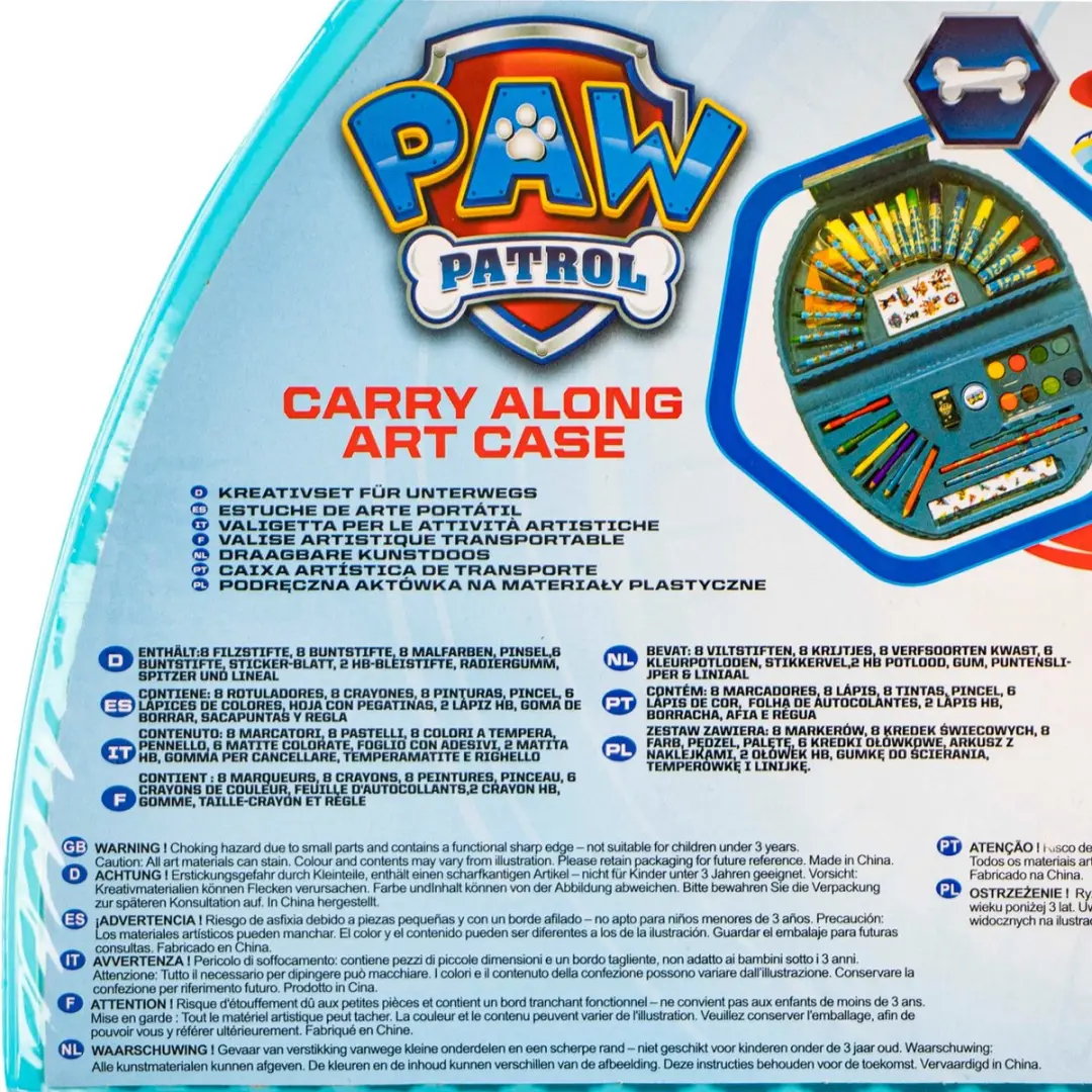 PAW Patrol Koffer Meerkleurig - Teken- en Verfset
