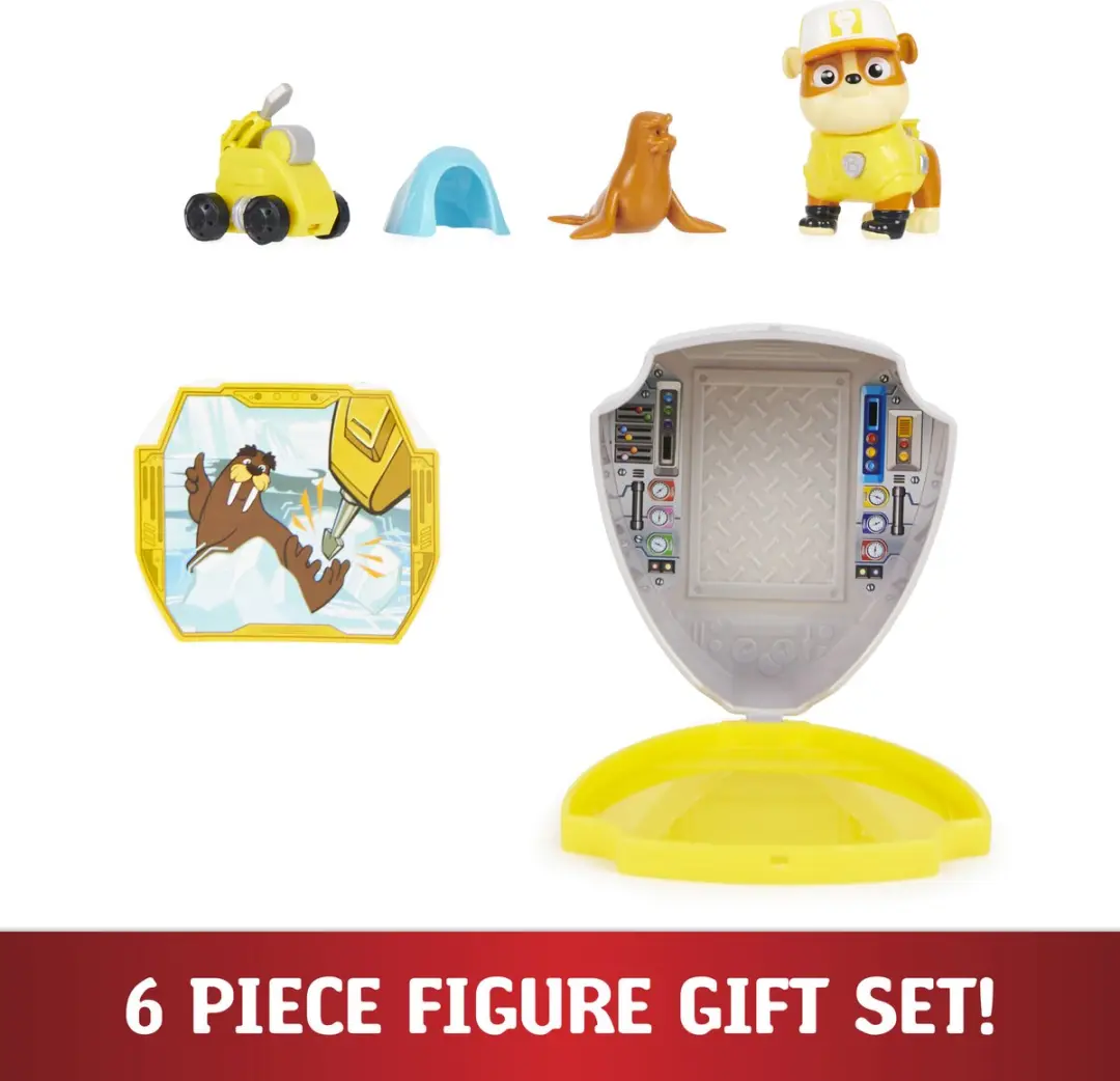 PAW Patrol Big Truck Pups Rubble Speelfigurenset - MPN 6065253 - afbeelding 6 van 6