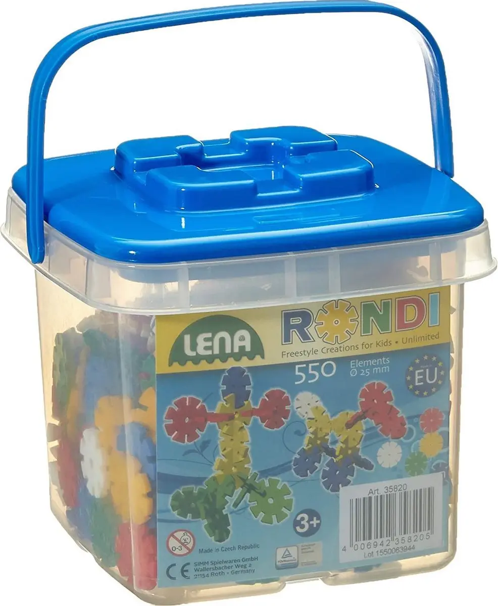 Lena Rondi 25 Bucket - 550 Stukken - Meerkleurig