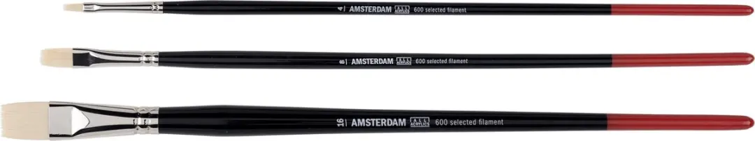 Amsterdam Penselenset Serie 600 M - 3 Stuks