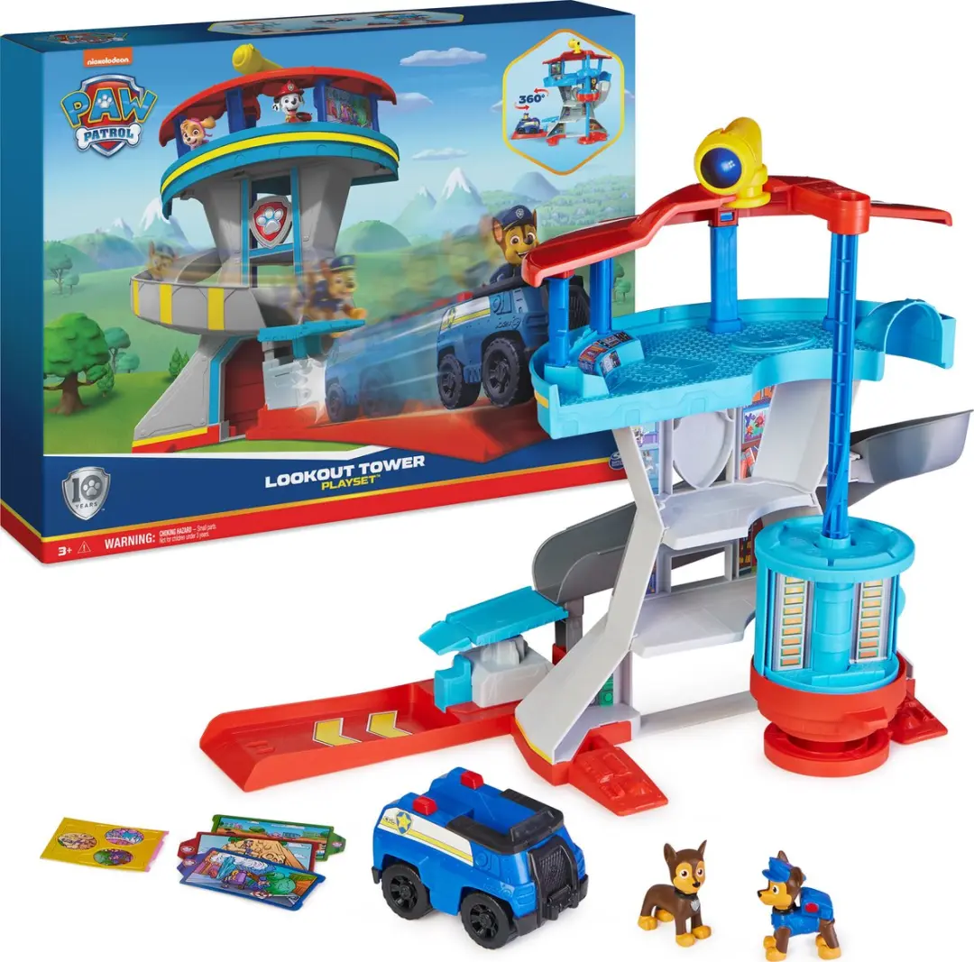 PAW Patrol Speelfigurenset Uitkijktoren Chase - 6065500 - afbeelding 6 van 6