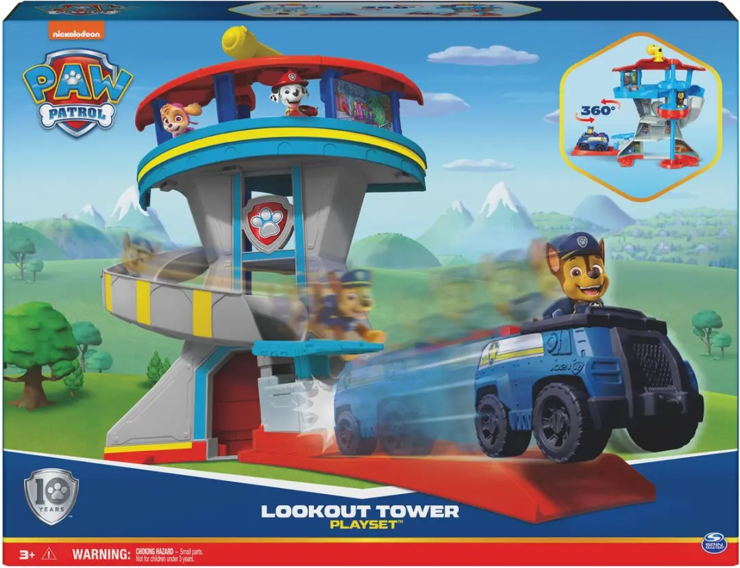 PAW Patrol Speelfigurenset Uitkijktoren Chase