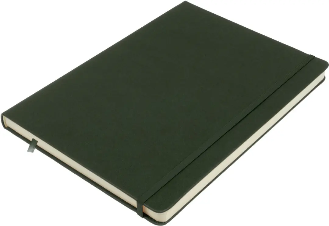 Kangaro Schetsboek A4 Forest Green - Hardcover met Elastiek