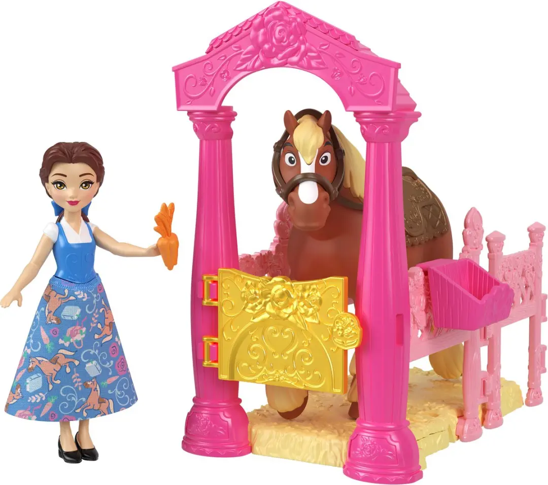 Disney Princess Storytime Stackers Belle's Royal Stable - Meerkleurig