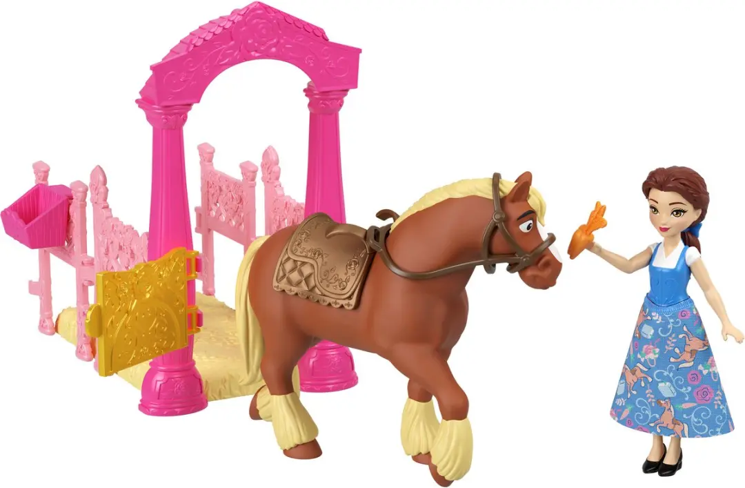 Disney Princess Storytime Stackers Belle's Royal Stable - Meerkleurig