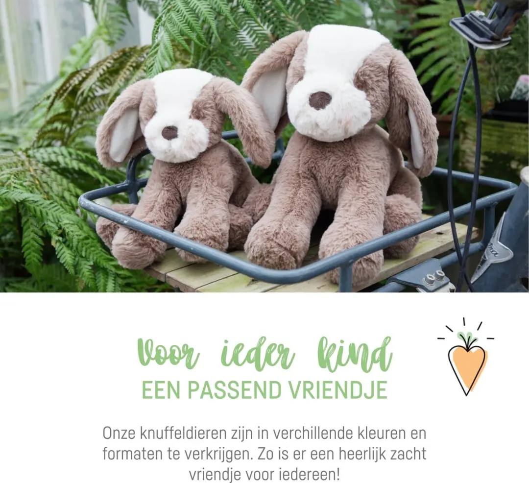Bunnies By The Bay Knuffelhond 31cm - Toffee