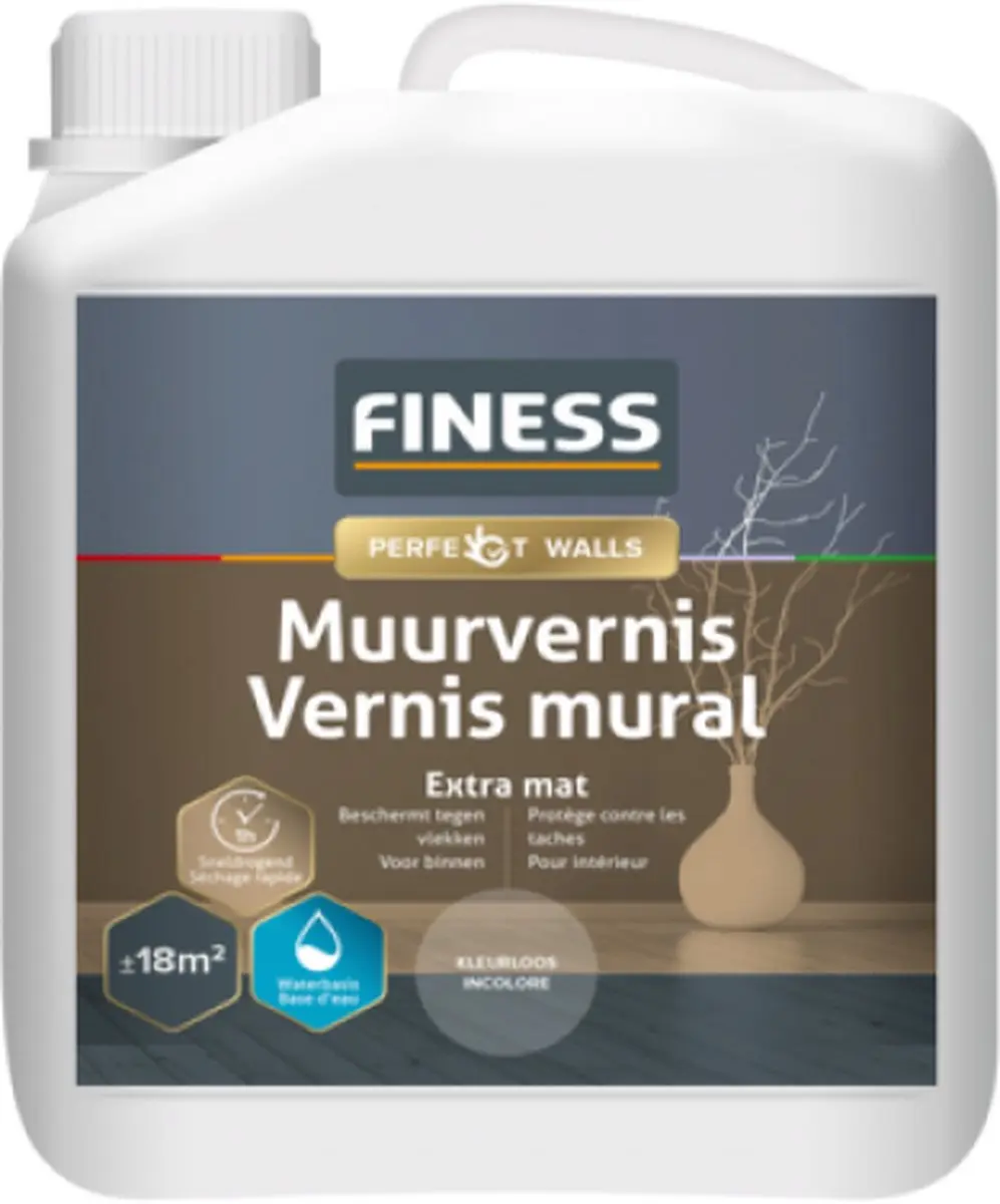 Finess Muurvernis Extra Mat 1L