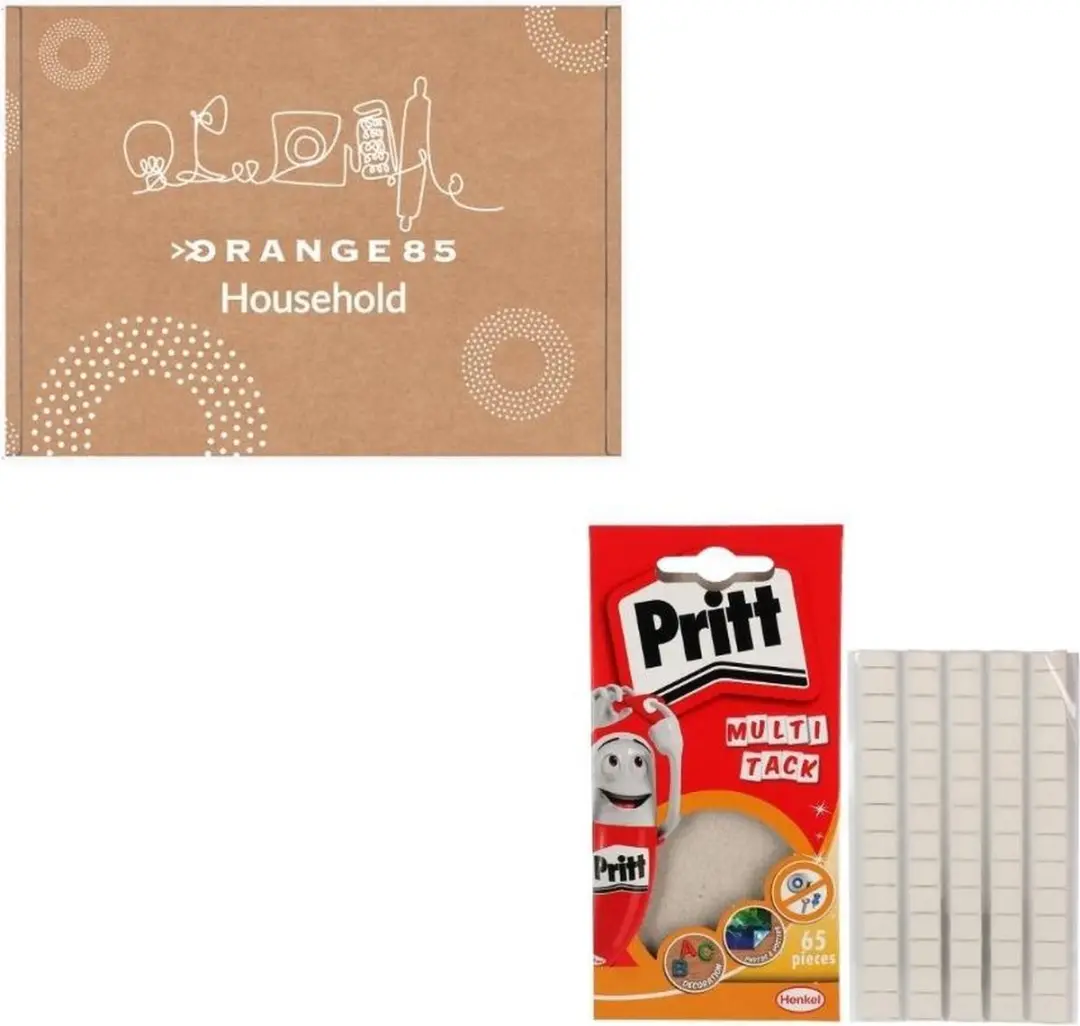 Pritt Dubbelzijdige Kleefpads Poster Buddies - 65 Stuks - Wit