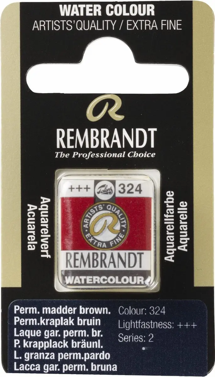 Rembrandt Waterverf Napje Permanent Madder Brown 324