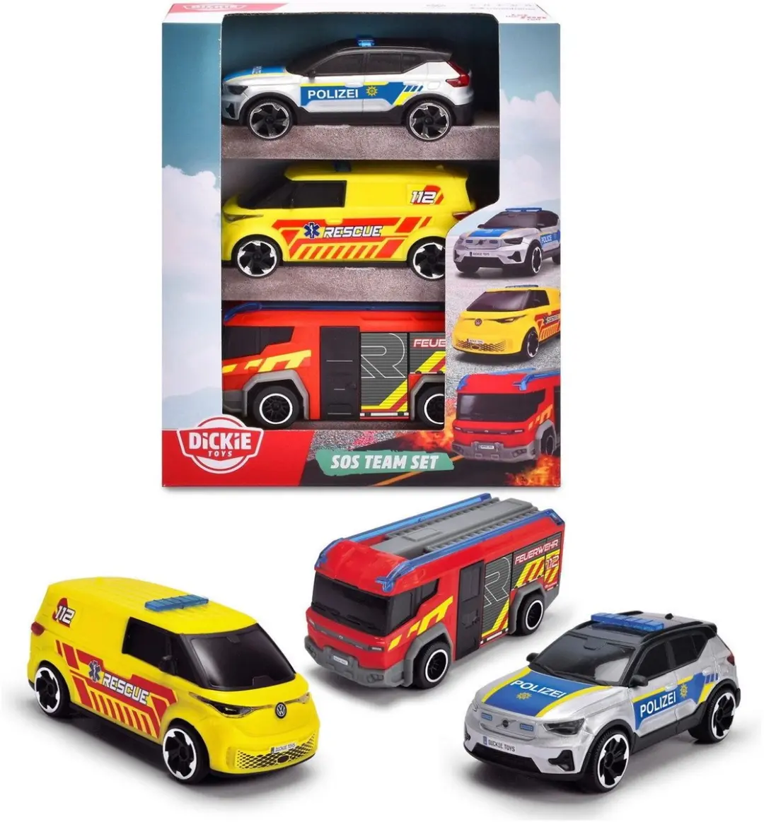 Dickie Toys Hulpdienstvoertuig SOS-team 203712028