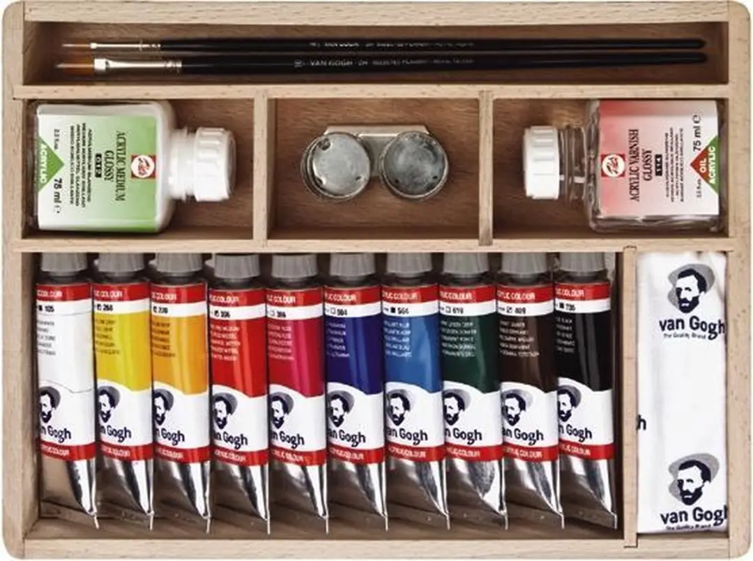 Van Gogh Acrylverf Basic 10x40ml - met accessoires