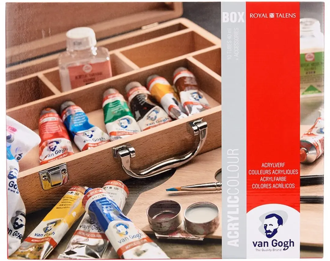 Van Gogh Acrylverf Basic 10x40ml - met accessoires