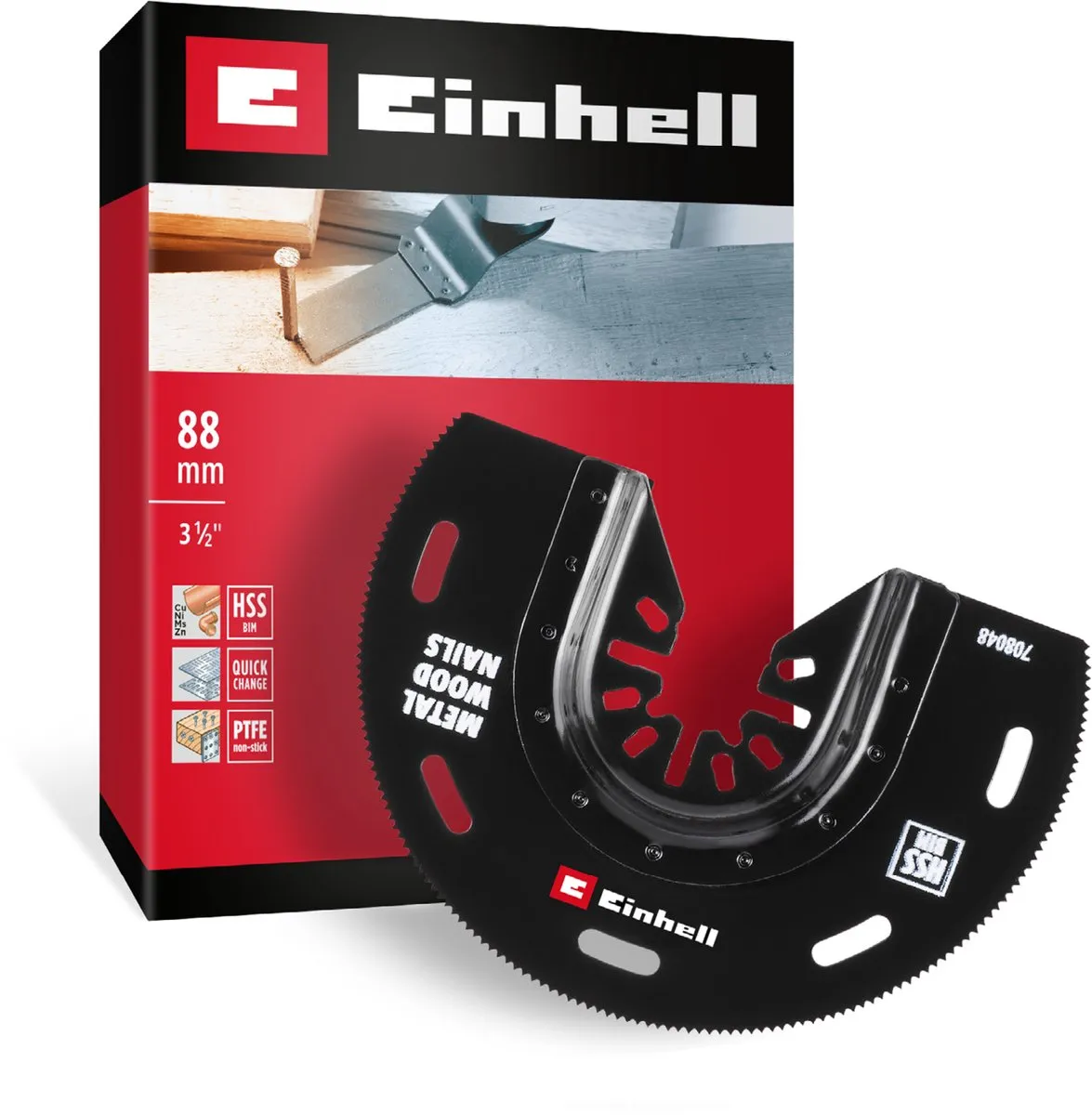 Einhell 708048 Halbrund BiM Invalzaagblad 88mm
