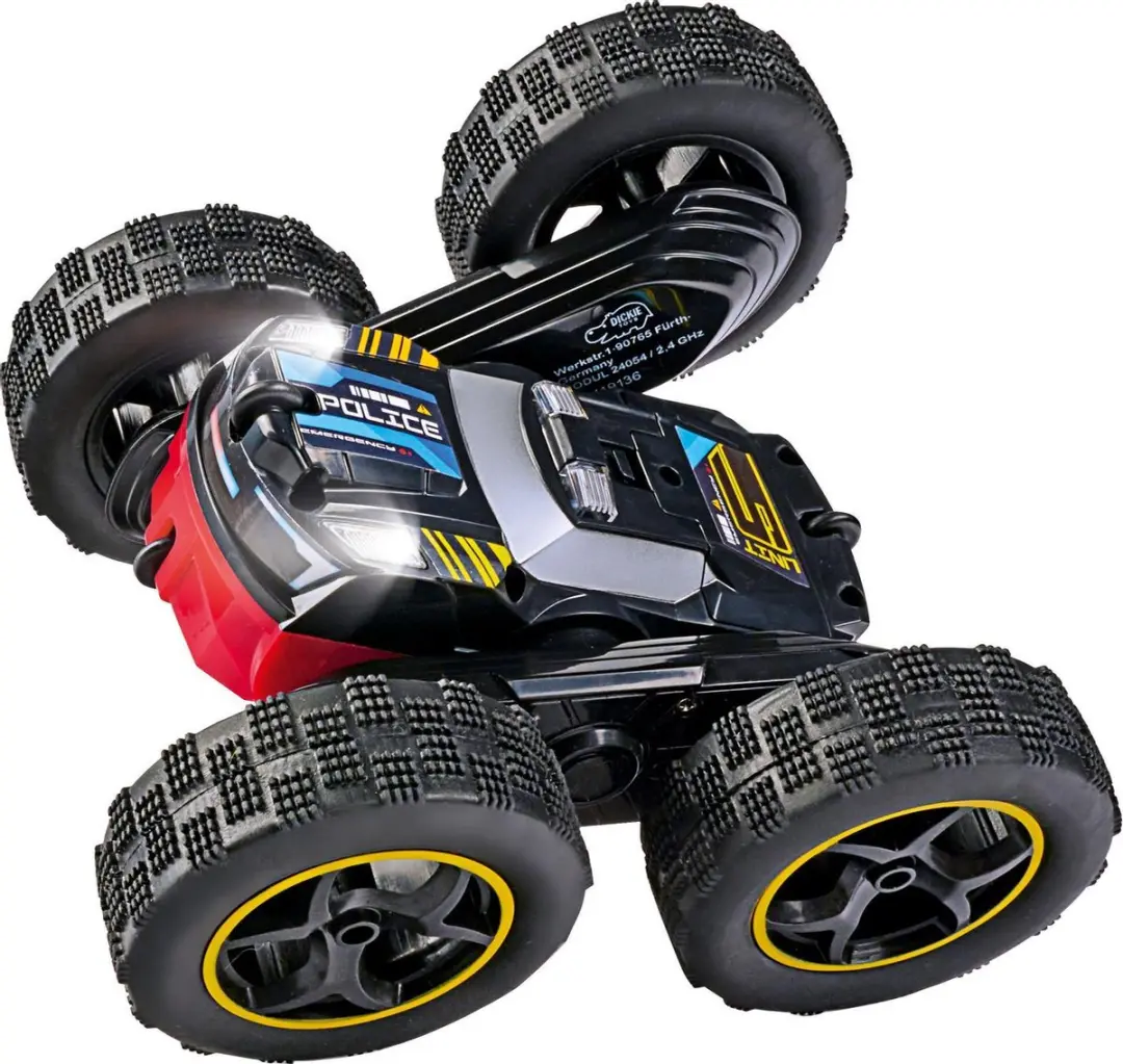 Dickie RC-Tumbling Flippy RTR 1:28 Bestuurbare Auto - Rood