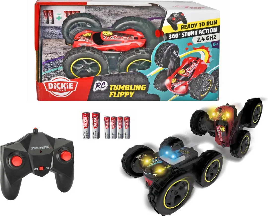 Dickie RC-Tumbling Flippy RTR 1:28 Bestuurbare Auto