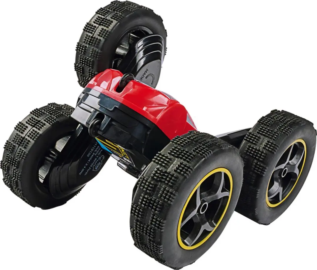 Dickie RC-Tumbling Flippy RTR 1:28 Bestuurbare Auto - Rood