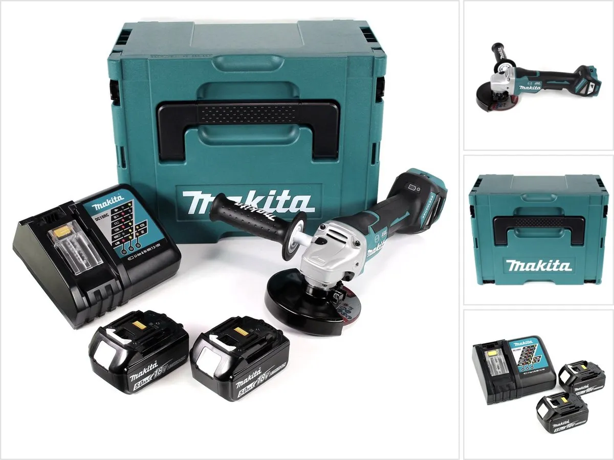 Makita DGA 517 RTJ Haakse Slijper 18V