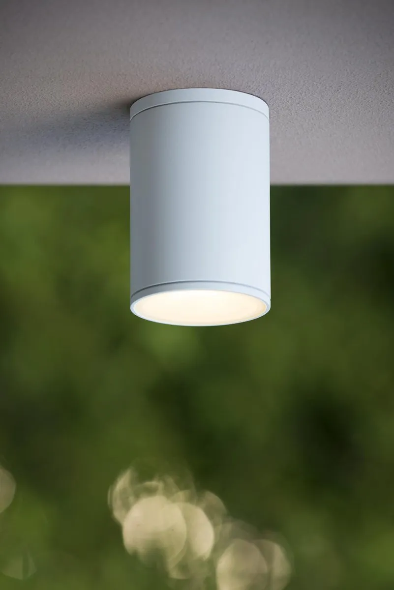 Lucide Tubix Plafondspot Ø10,8cm - 1xE27 - IP54 - Wit