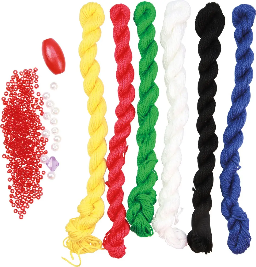 Lena Maak Je Eigen Vriendschapsbandjes Wol - 7-delig Multicolor
