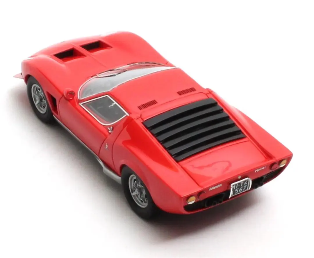 Matrix Lamborghini Miura P400S 1:43 Modelauto - Rood