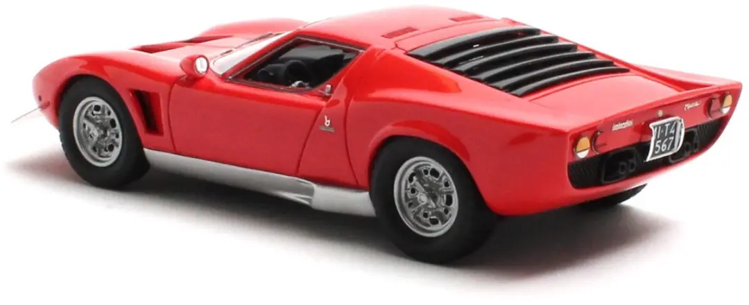 Matrix Lamborghini Miura P400S 1:43 Modelauto - Rood