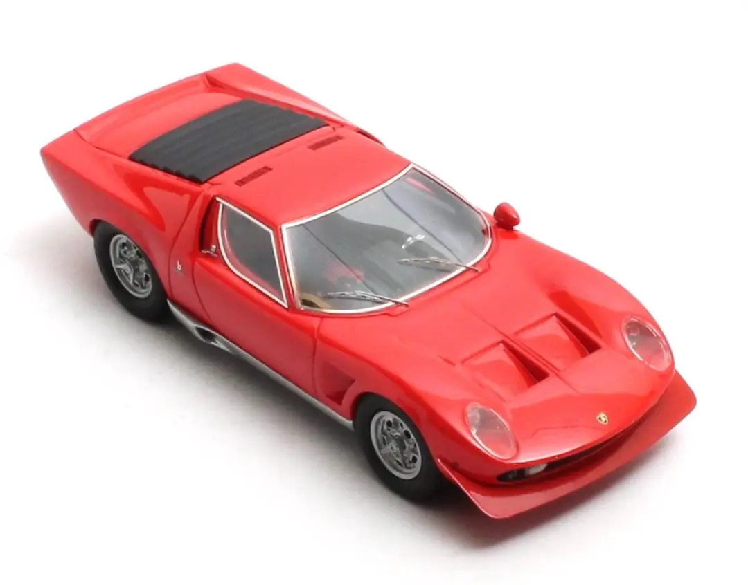Matrix Lamborghini Miura P400S 1:43 Modelauto - Rood
