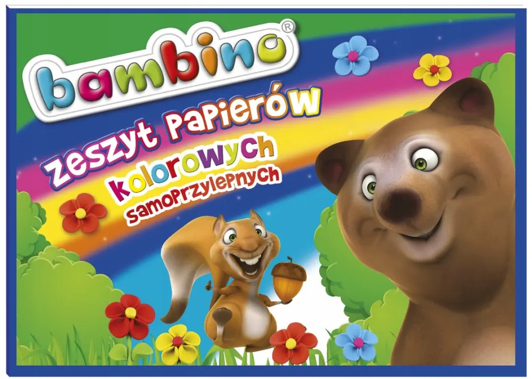 Bambino Zelfklevend Papier B4 - 8 Kleuren