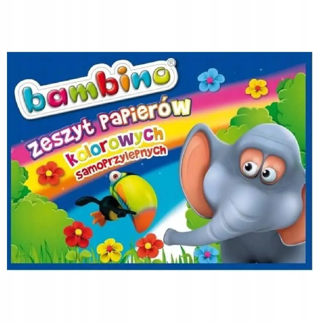 Bambino Zelfklevend Papier B4 - 8 Kleuren