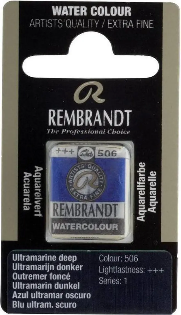 Rembrandt Waterverf Napje Ultramarine Deep 10g