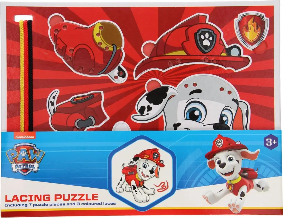 PAW Patrol Rijgveter Puzzel - 7 Stuks Multi