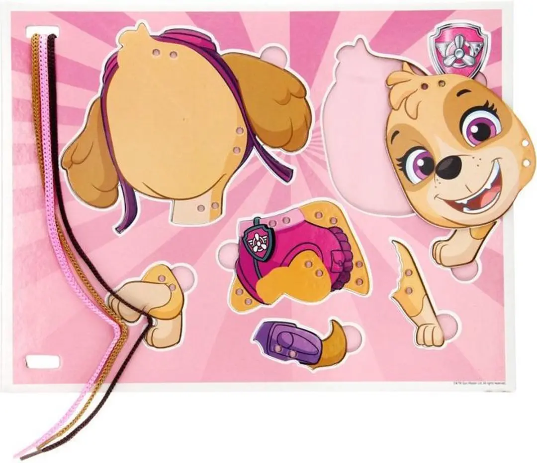 PAW Patrol Rijgveter Puzzel - 7 Stuks Multi