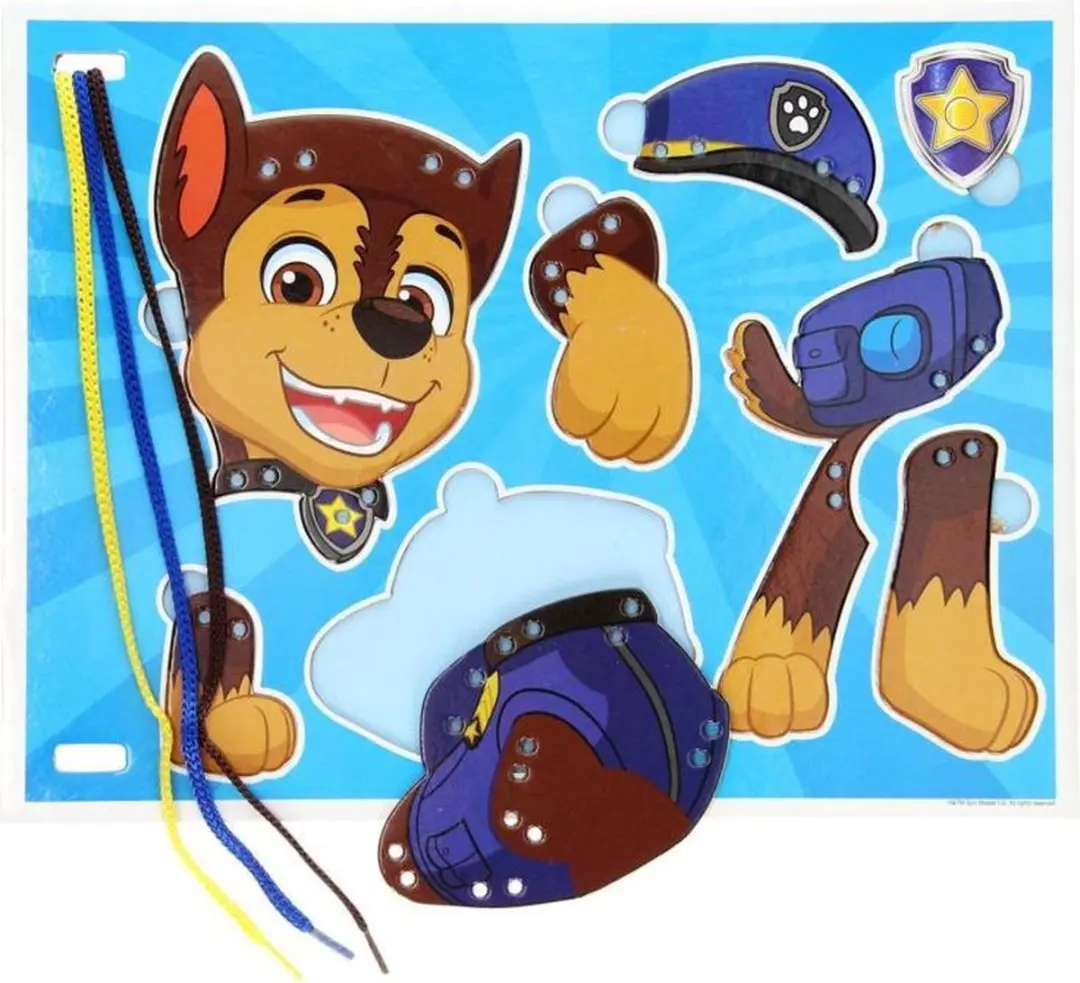 PAW Patrol Rijgveter Puzzel - 7 Stuks Multi