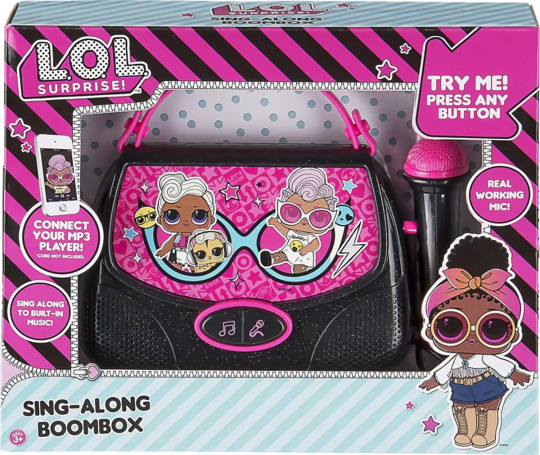 LOL! Surprise! LL-V111 Karaoke Set - 2x AA - Klein