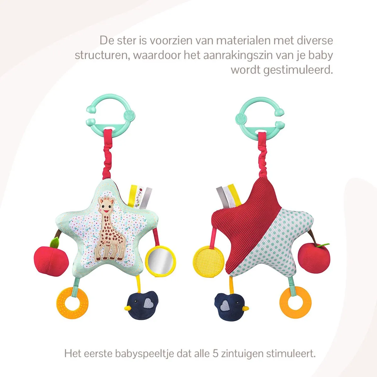 Sophie la Girafe Activiteiten Ster Boxmobiel - 6 Spellen - Meerkleurig