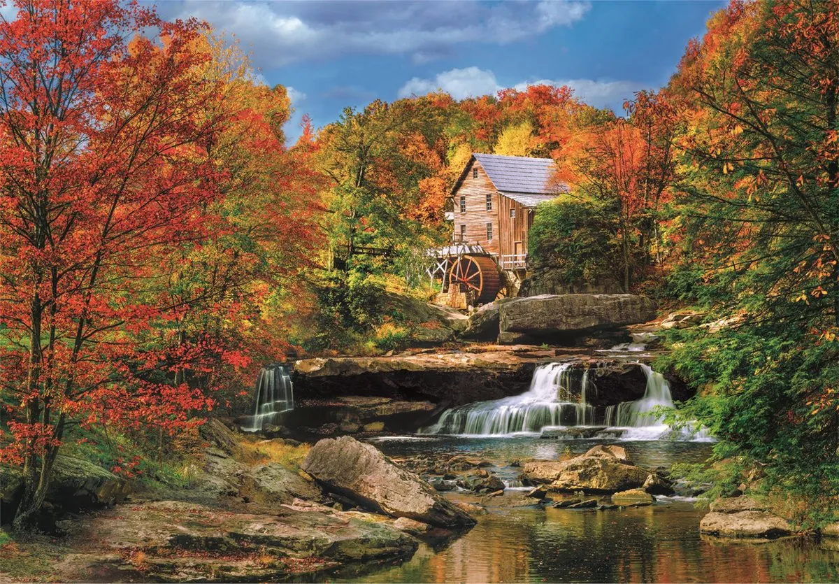 Clementoni Glade Creek Grist Mill Puzzel 2000 Stuks - Multi Kleur