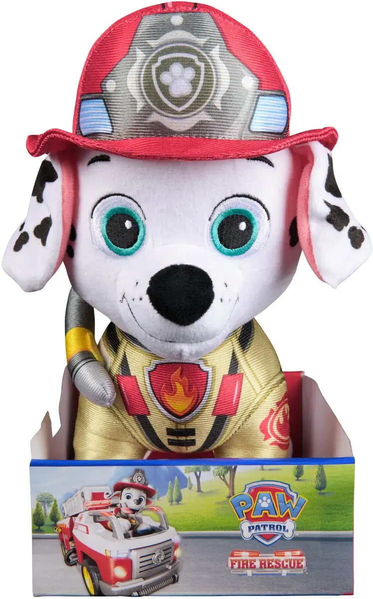 PAW Patrol Brandweerredding Knuffel 25,5cm - Multi kleuren