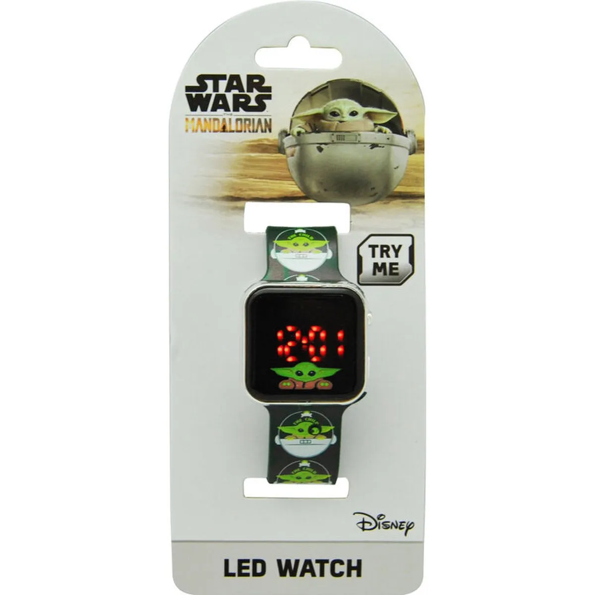Star Wars Horloge Mandelorian Digitaal - Multi Colour