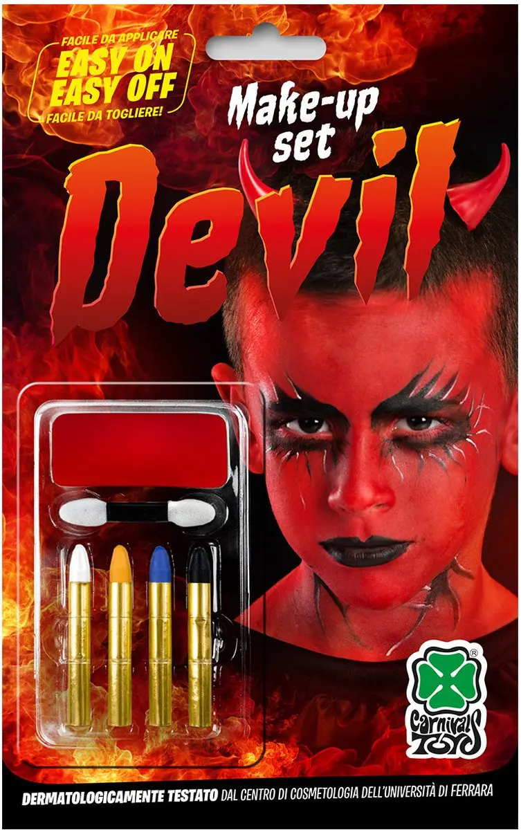 Carnival Toys Make-upset Duivel Wax Rood